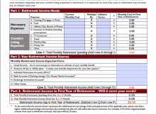 Retirement Income form