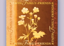 faith family friends illustration